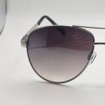 Foster Grant  Asher Silver & Black Aviator Sunglasses Photo 5