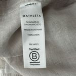 Athleta Pants Womens 10 Tan Camo Cabo Tide Linen Jogger Travel Lounge Athleisure Photo 6