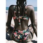 For Love & Lemons ππ Rosewater One-Piece Swimsuit ~ Floral Print Small S NWT Photo 5