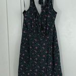 Urban Outfitters Pins & Needles Large Green, Pink Wrap V-Neck Halter Dress Photo 4