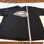 Gildan Silver bitten lips‎ black size 2XL short sleeve t-shirt  Photo 5