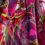 Custo Barcelona Vintage Y2K  Velvet Burnout Top Anime Psychedelic Size 2 Photo 5