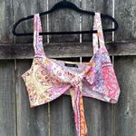 Boohoo  Paisley Tied Bralette Top 6 Photo 1