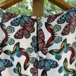 Talbots Women's Butterfly Novelty Print Sleeveless Dress Size 8 Photo 6