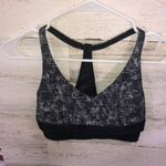 Under Armour  strappy black and gray sports bra low cut size small workout bra​​​ Photo 2