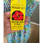Hawaiian 88 Tees Smocked Maxi Dress Size XS NEW AOP Surf Girls Blue Photo 4