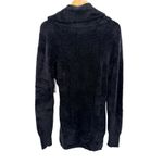 Athleta  Sochi Cozy Black Hooded Wrap Sweater Size Large NWT Soft Plush Knit Photo 5