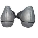 Salvatore Ferragamo Women's Black Textured Flats Size 8 Narrow Casual Photo 4