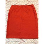 CAbi  Burnt Orange Solid Knit Maxi Skirt 14 Rayon Spandex Blend Elastic Waist Photo 1