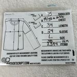 Very J  Ruffle Tunic Top Dress Sz L Green Paisley Boho Cottage 70s Festival Retro Photo 2