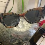 Burberry Authentic  52 Butterfly acetate plaid logo Sunglasses Photo 2