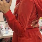 Baby Phat Baby Orange Zip Up + Pants Velour Y2K Tracksuit Photo 1