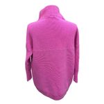 Free People Women's Small Ottoman Slouchy Tunic Cowl Neck Sweater in Hot Pink Photo 3