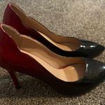 Joy in love shoes women's Pumps high Heel Size7.5 Patent Red & black fade Size 7.5 Photo 3