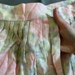 The Villager Petite Floral Pleated Midi Skirt Size 12 Vintage Pink Photo 5