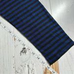 Good American  100% Linen Stripe Long Sleeve Top Blue Black size 2XL 5 Photo 7