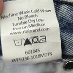 RTA Womens Madrid Skinny Distressed Jeans In Midtown Blue Size 26 Photo 13