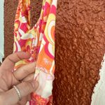 No Boundaries  Junior Size Small Pink Orange Yellow Beaded Halter Mini Dress Photo 1