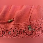 BCX Burnt Orange Loose Lace Top Photo 7