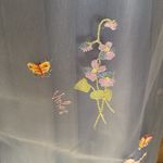 Women’s Blue Dress Embroidered Flowers & Butterflies Corset Back Size 12 NWOT Blue Photo 4