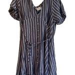 RVCA  Blue and White stripped dress‎ Size M B12 Photo 0