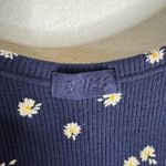 SKIMS Sleep Set Womens Medium Rib Daisy Tank Top & cotton ribbed boxer shorts Photo 11