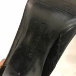 Bandolino 2000s Gothic  Black manmade leather ankle boots gold accents pointed toe 3” heels - 7.5M #punk #goth #grunge #biker Photo 5