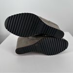 SOUL Naturalizer Haley Wedge Ankle Bootie in Grey Faux Leather size 5.5 Gray Photo 7
