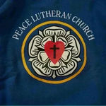 Fruit of the Loom 90’s Crewneck Peace Lutheran Church poly blend 90’s crew: XL Photo 2