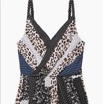 Cabin creek NWT CAbi 3787 Crossover Cami Size 6 Skin Stripe Animal Print Photo 6