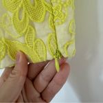Lucy Paris  Vibrant Yellow Lace Crochet Crop Top Size XSmall euc Photo 1
