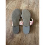 Jack Rogers  Women's Adair Sandals Pink Floral Embroidered Cork Straps Photo 1