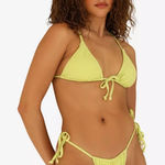 Dippin' Daisy's  Lime Sparkle Bikini Set Photo 0