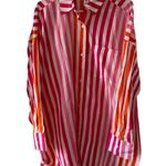 Beach Riot  X Revolve Alexa Top Sunset Stripes swim cover Size PL Photo 1