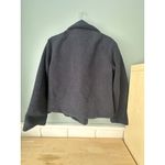Kut From The Kloth Women Sherpa Fleece Emaline Double Breasted Jacket Navy Sz XS Photo 3