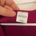 Wild Fable NEW NWT Ribbed Twist Crop Top Magenta Pink Purple Cropped Y2K Tank Photo 6