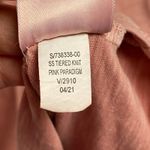 Old Navy Tiered Knit Maxi Dress Pink Paradigm Size L Short Sleeve Casual Photo 6