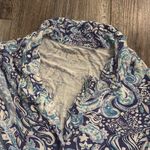Lilly Pulitzer PJ Knit Long Sleeve Button-Up Shirt Pajama Top Medium Photo 1
