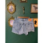 Levi's Levi’s 501 Denim Cutoff Shorts Women’s Size 31 Button Fly Classic Blue Distresse Photo 1