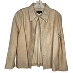 True Grit  Tan Leather‎ Shirt Jacket Photo 0