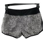 Nike Womens Dri-Fit Black & White Geometric Print Running Shorts Size S Photo 1