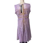 NWT Dalia MacPhee Lace & Tulle Lavender Midi Dress Photo 5