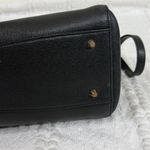 Furla Tessa Onyx Leather Tote with Gold Accents Photo 3