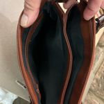 Stone Mountain Brown Leather Satchel with Crocodile Pattern and Silver Accents Photo 5