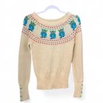Urban Outfitters NWT  Y2K Owl Print Sweater Size S Photo 0
