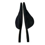 ASOS Landing Mules Womens 7 Black Suede Slip On Flats Pointy Comfort Shoes Photo 4