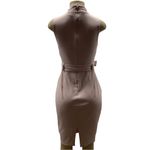 EXPRESS Size Small Sleeveless Blush Mini Dress with Belt. Preloved Photo 2