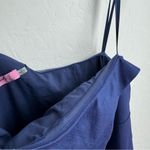 Eliza J Navy Shimmery One Shoulder Ruffle Mini Shift Dress Formal 18W Photo 7