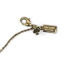 Kate Spade Deco Blossom Pendant Necklace 12k Gold Plated Black Gray Cream Rose Photo 5