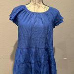 Counterparts Women's Scoop Neck Cap Sleeve Ruched Rayon Top Photo 3